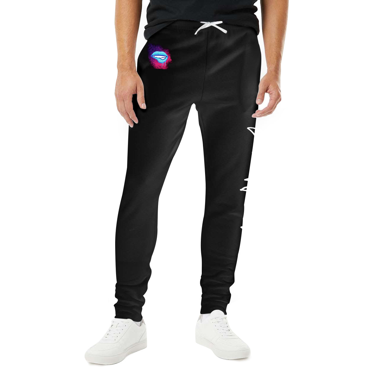 Little White Lies Adult Alternate Graphic Nublend Joggers - Black
