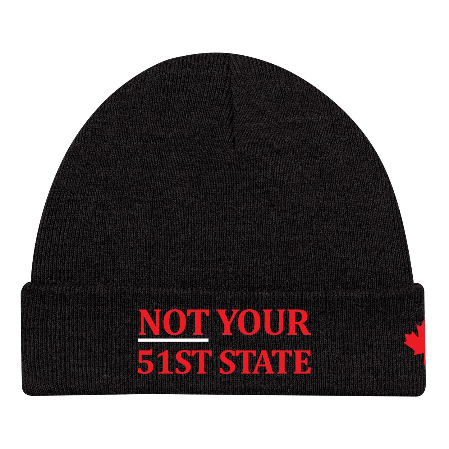 Not Your 51st State Adult Cuffed Knit Toque