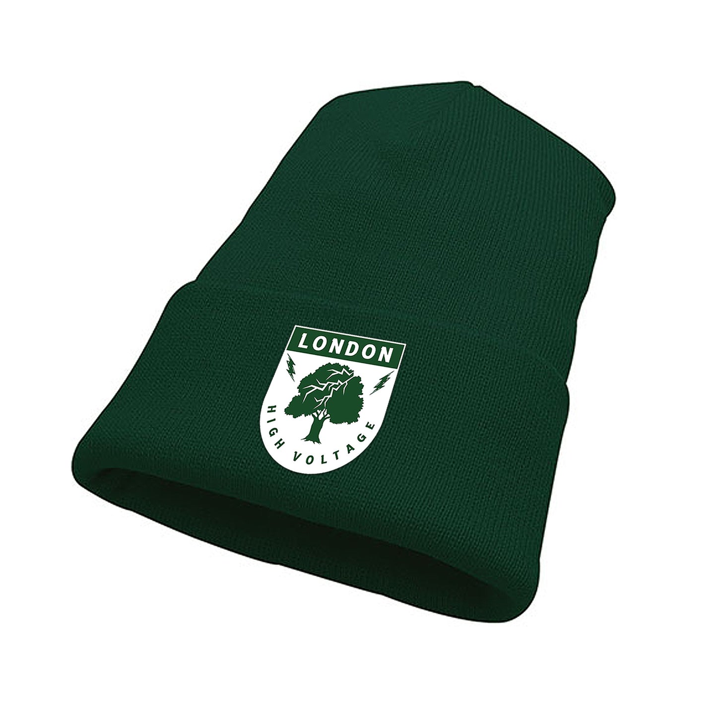 VOLT Hockey London Adult Acrylic Cuffed Knit Toque - Forest Green