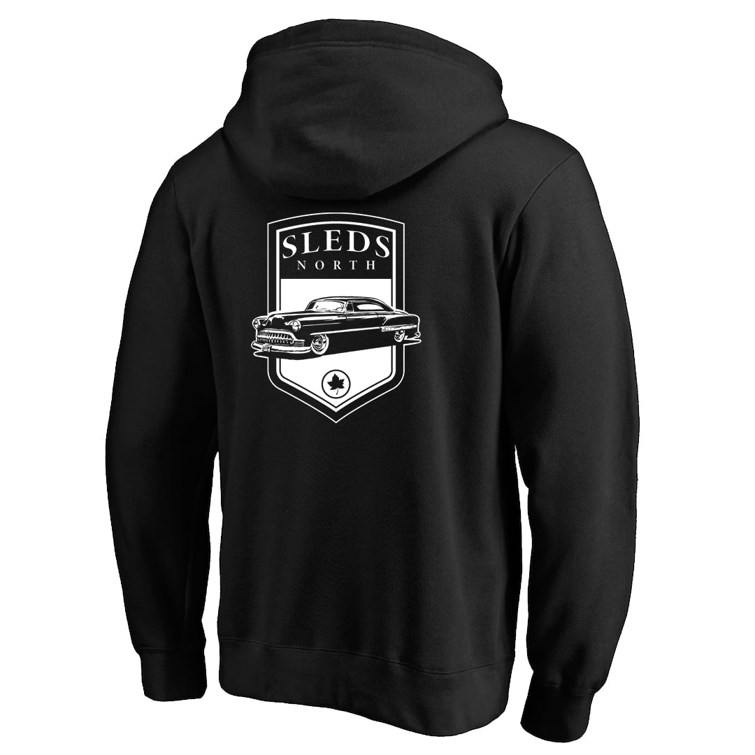 Sleds North 2024 Adult Hooded Sweatshirt - Black