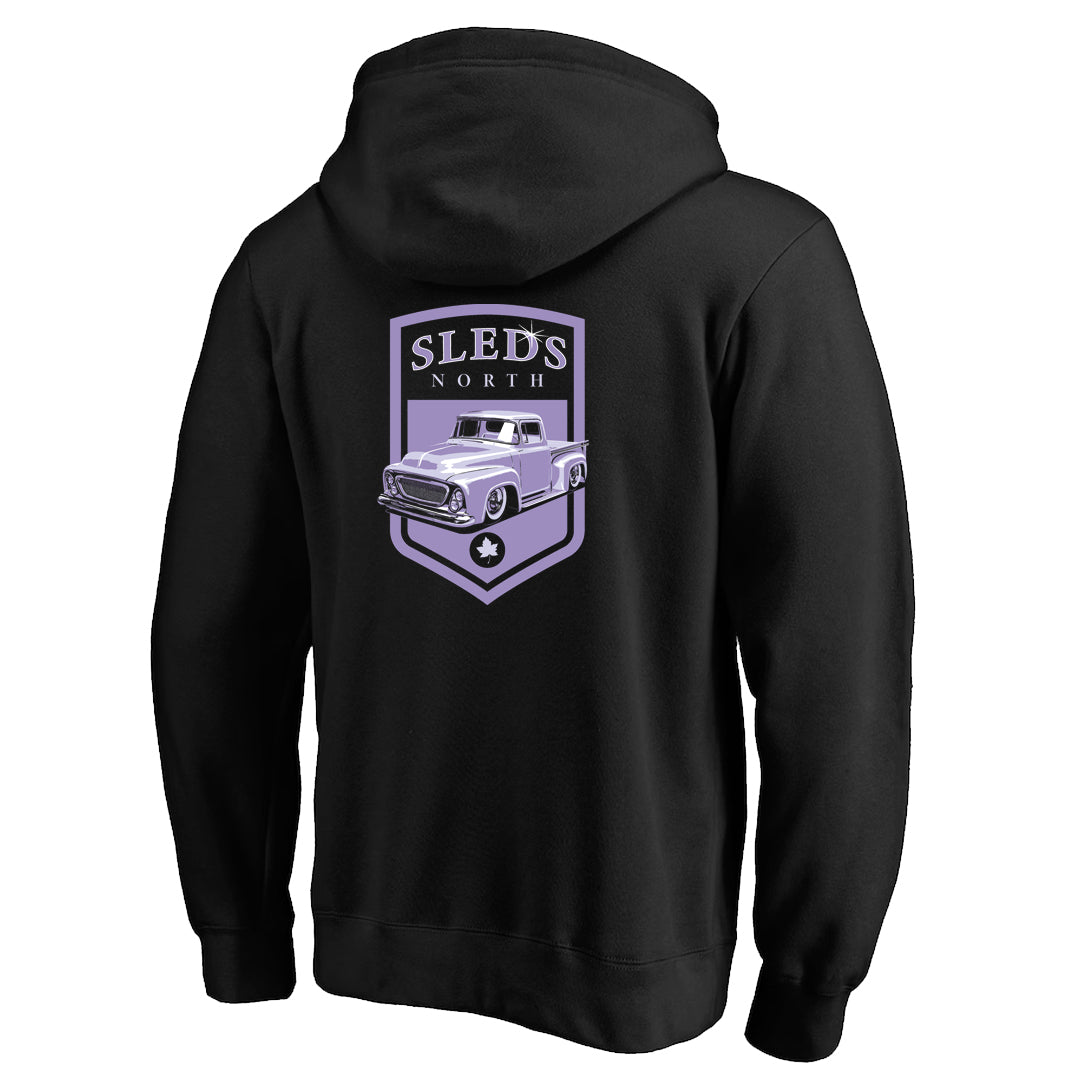 Sleds North 2025 Adult Hooded Sweatshirt - Black