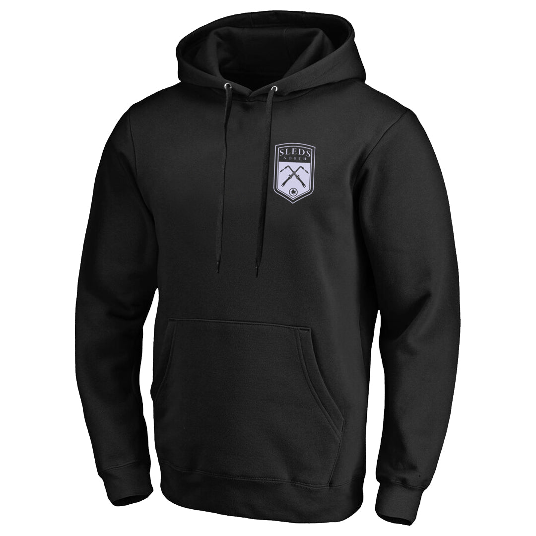 Sleds North 2025 Adult Hooded Sweatshirt - Black