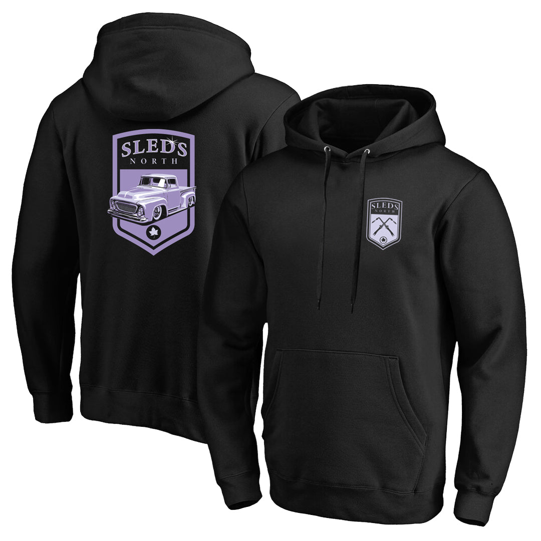 Sleds North 2025 Adult Hooded Sweatshirt - Black