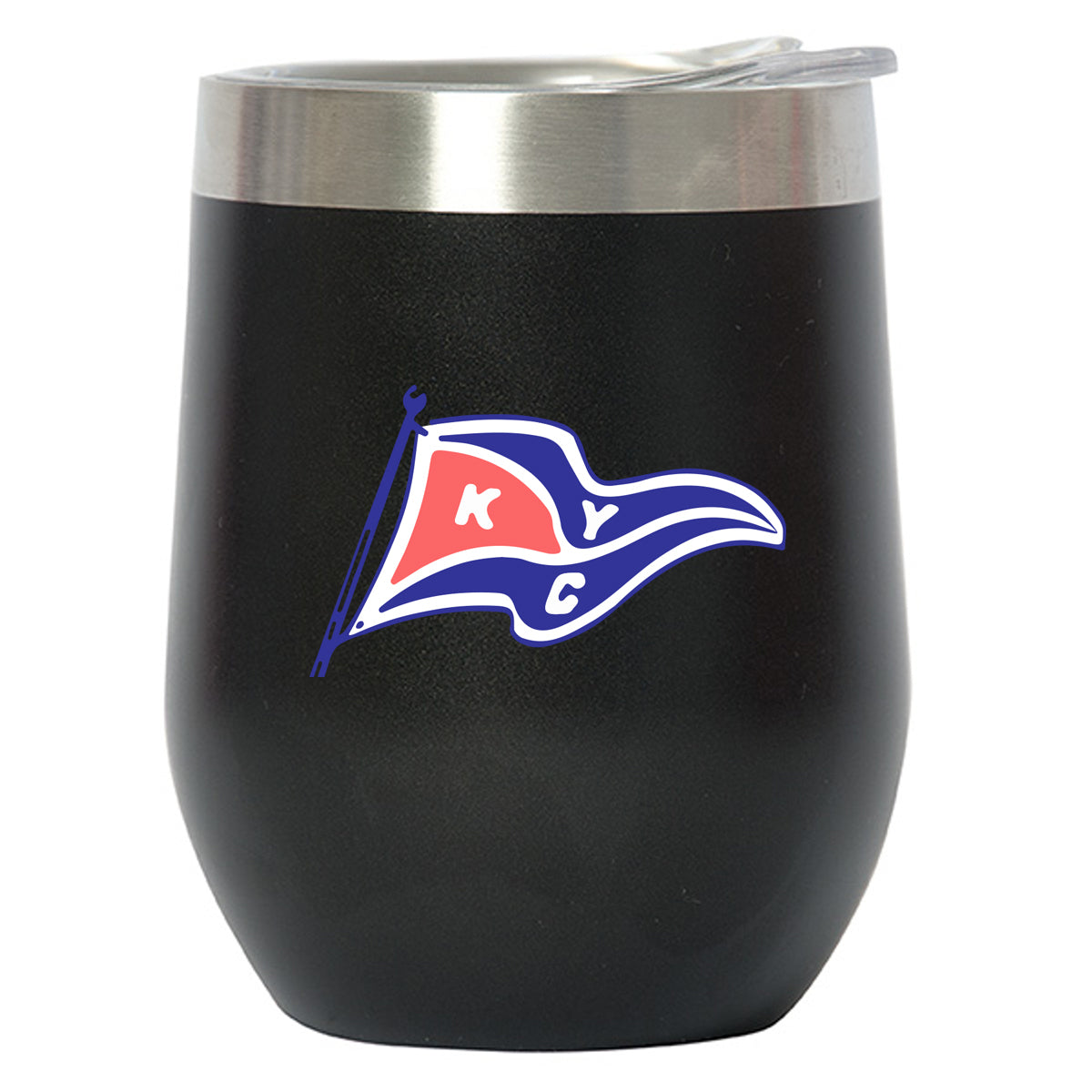 Kanagio Yacht Club 350ml Traveller Mug - Black