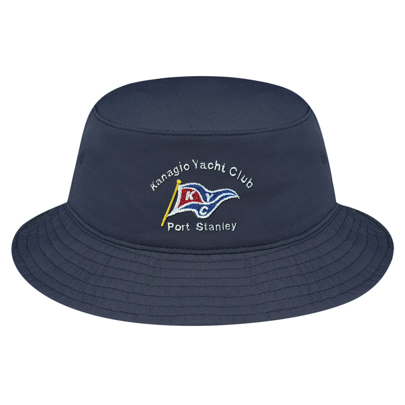 Kanagio Yacht Club Adult Polyester Pearl Nylon Bucket Hat - Navy