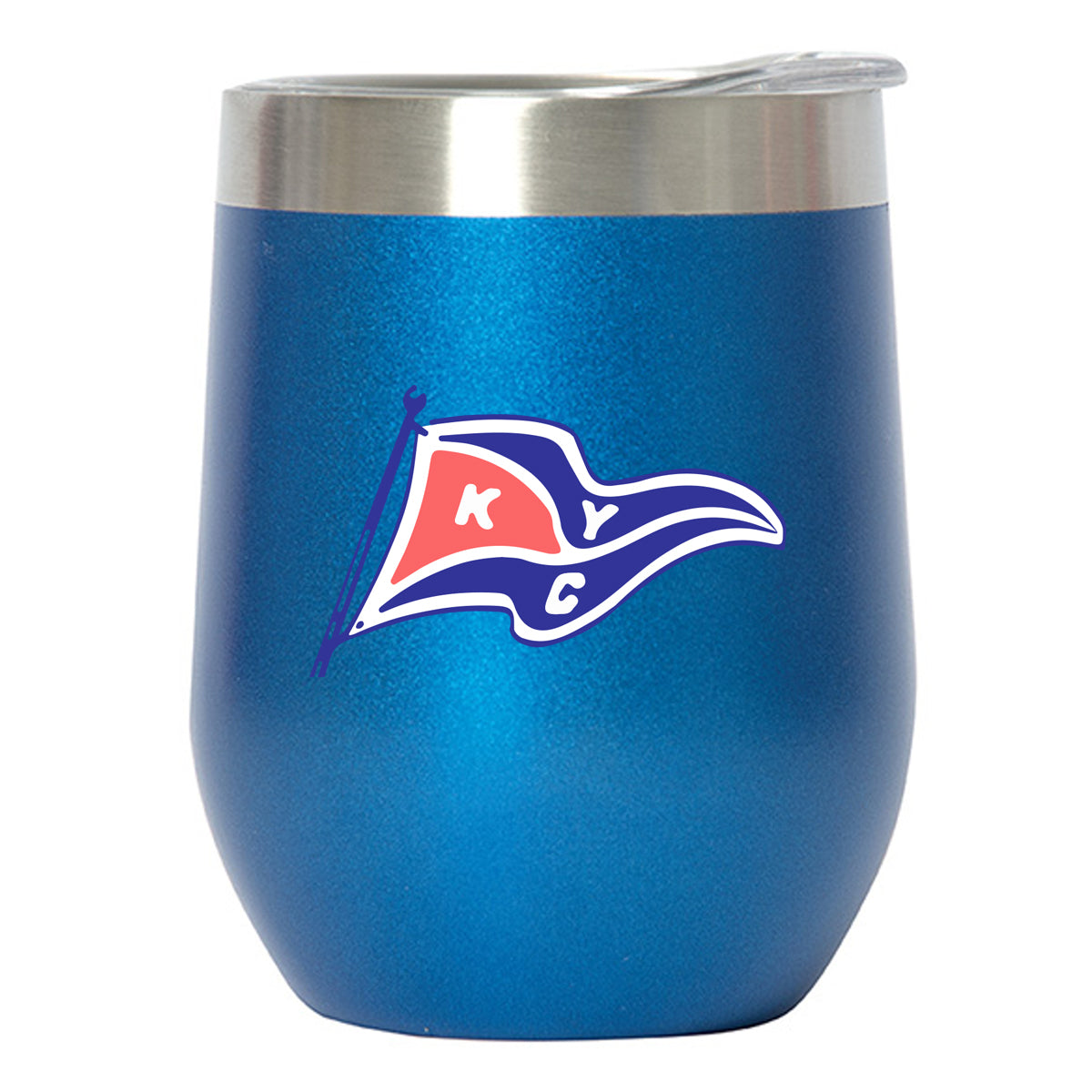 Kanagio Yacht Club 350ml Traveller Mug - Royal Blue
