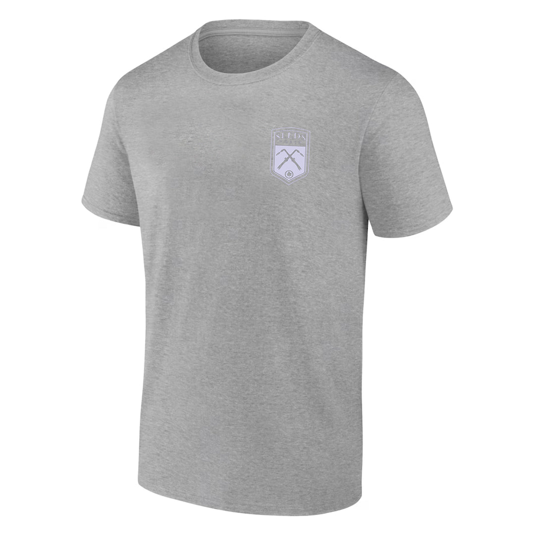 Sleds North 2025 Adult Short Sleeve T-Shirt - Sport Grey