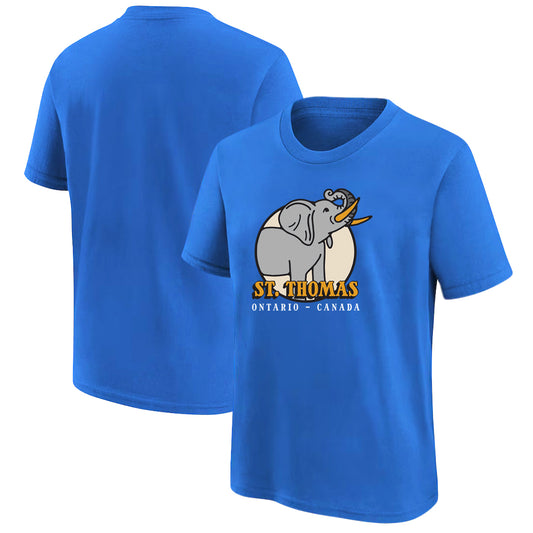 St. Thomas Youth Jumbo Short Sleeve T-Shirt - Royal