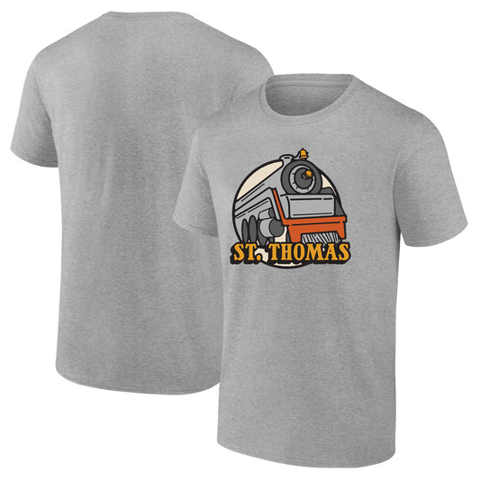 St. Thomas Adult Train Short Sleeve T-Shirt - Sport Grey
