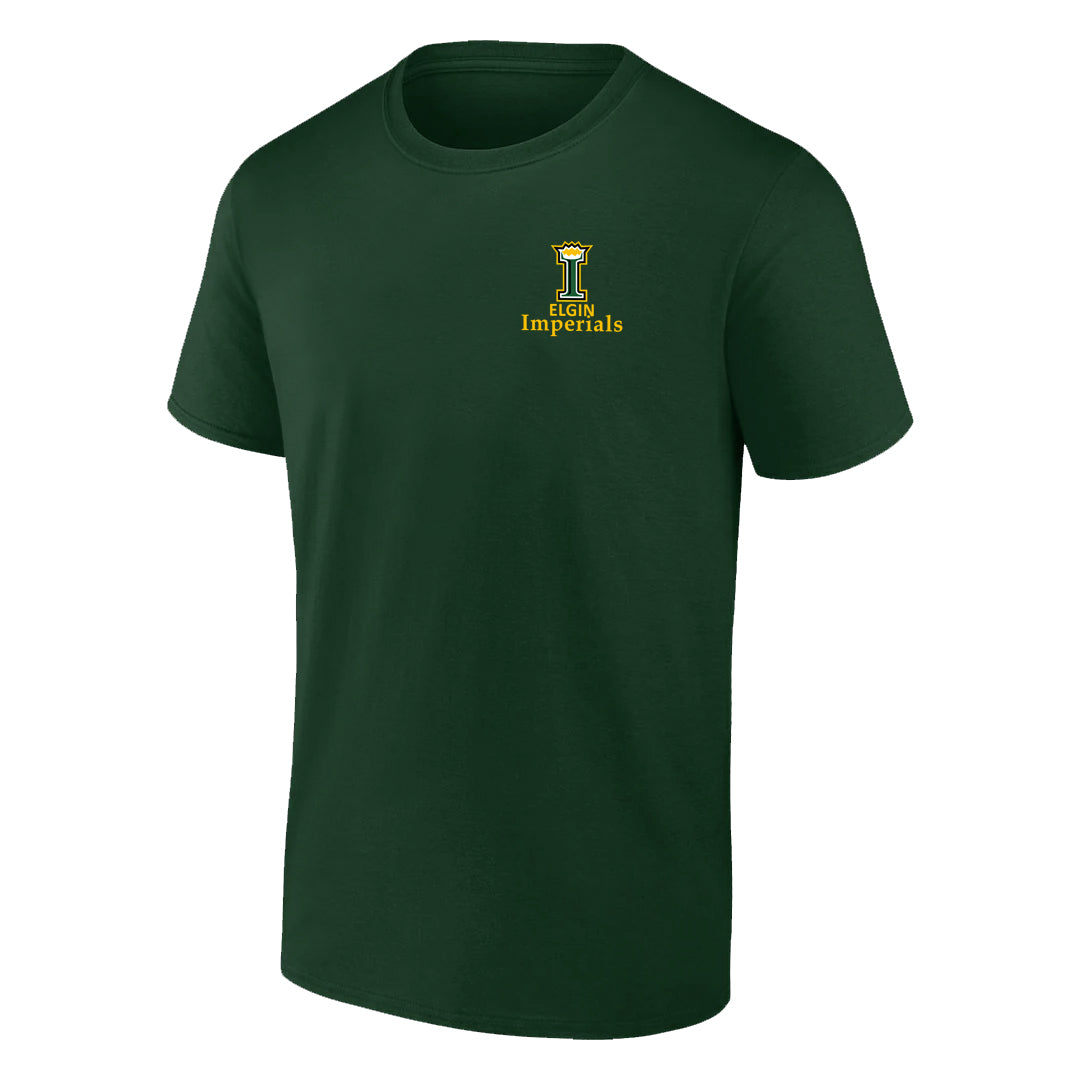 Elgin Imperials Adult Short Sleeve T-Shirt - Forest Green