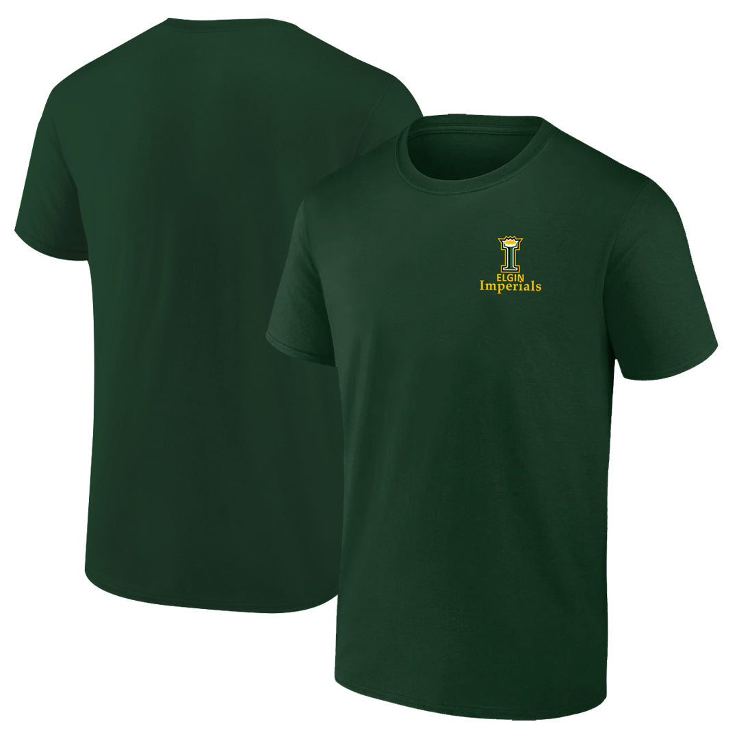 Elgin Imperials Adult Short Sleeve T-Shirt - Forest Green