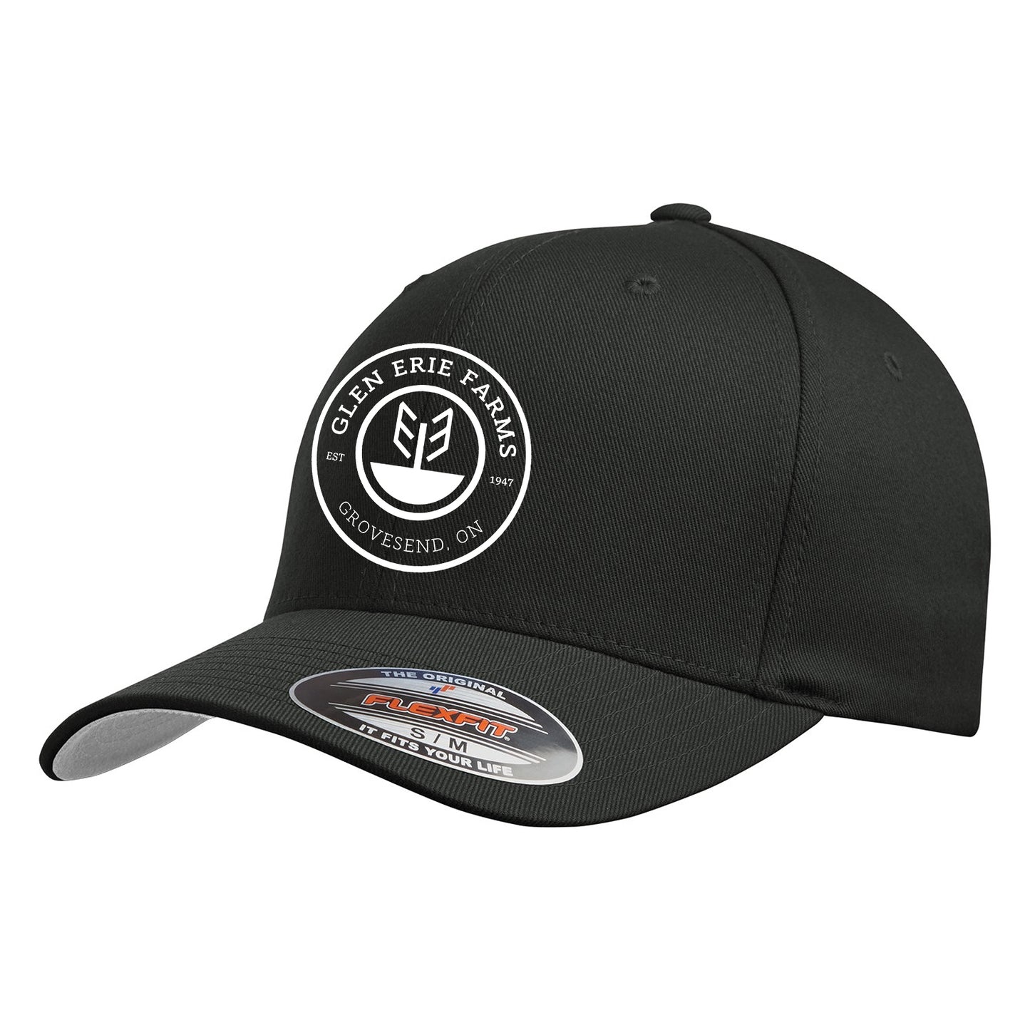Glen Erie Farms Adult Flexfit Performance Cap - Black