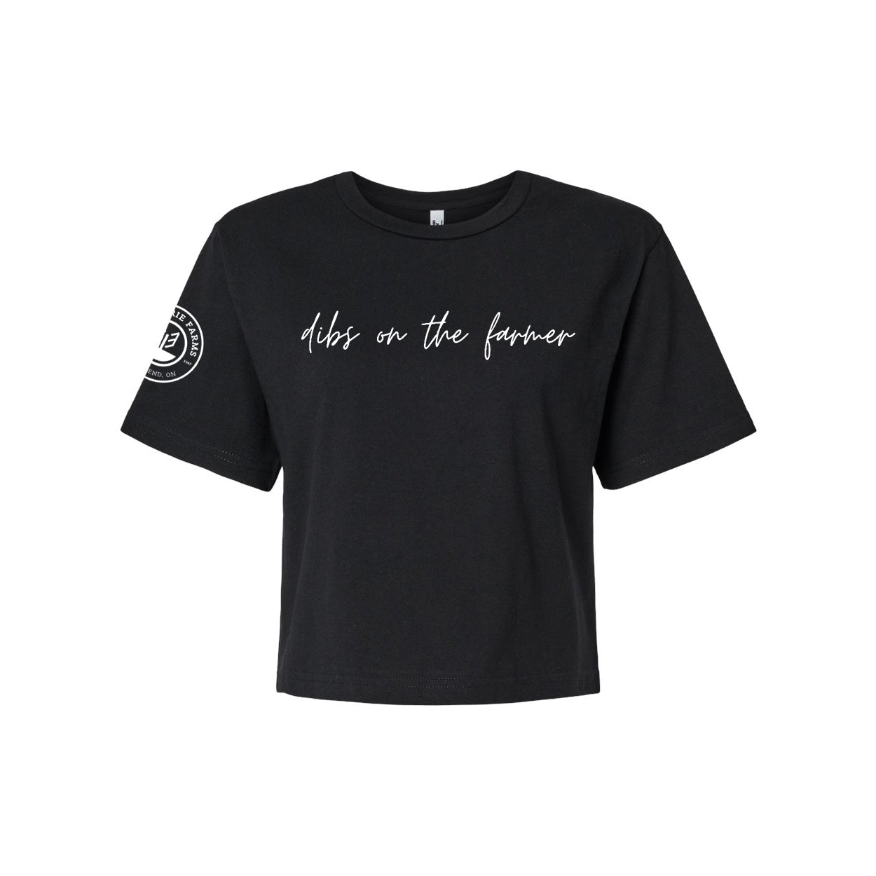 Glen Erie Farms Ladies' Mid-Length Boxy Tee - Dibs on the Farmer