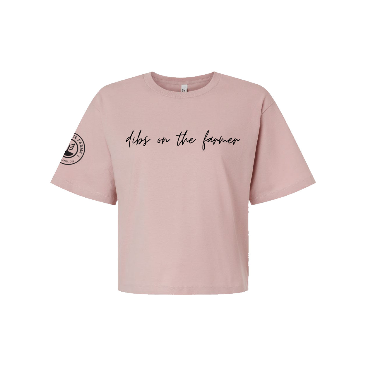 Glen Erie Farms Ladies' Mid-Length Boxy Tee - Dibs on the Farmer