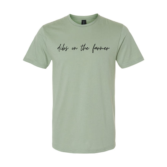 Glen Erie Farms Adult Short Sleeve T-Shirt - Dibs on the Farmer
