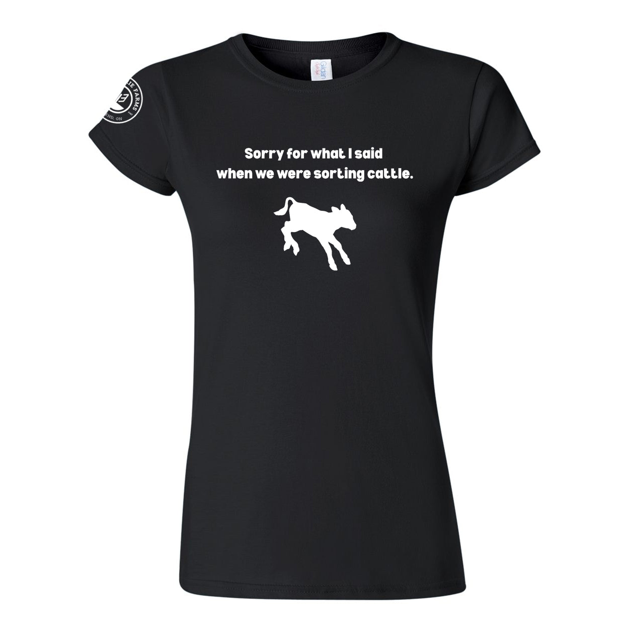 Glen Erie Farms Ladies' Short Sleeve T-Shirt - Sorting Cattle