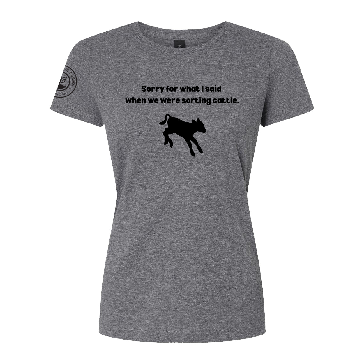 Glen Erie Farms Ladies' Short Sleeve T-Shirt - Sorting Cattle