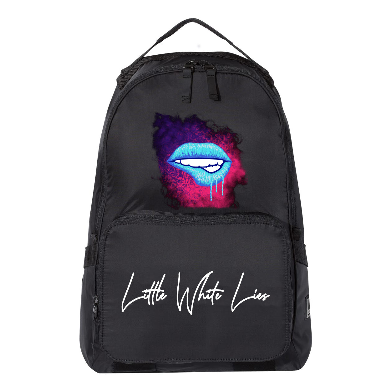 Little White Lies Alternate Graphic 18L Packable Backpack - Black