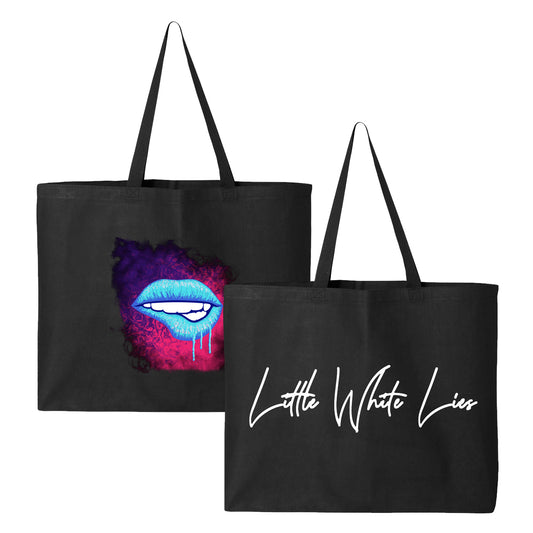 Little White Lies Alternate Graphic 25L Jumbo Tote - Black