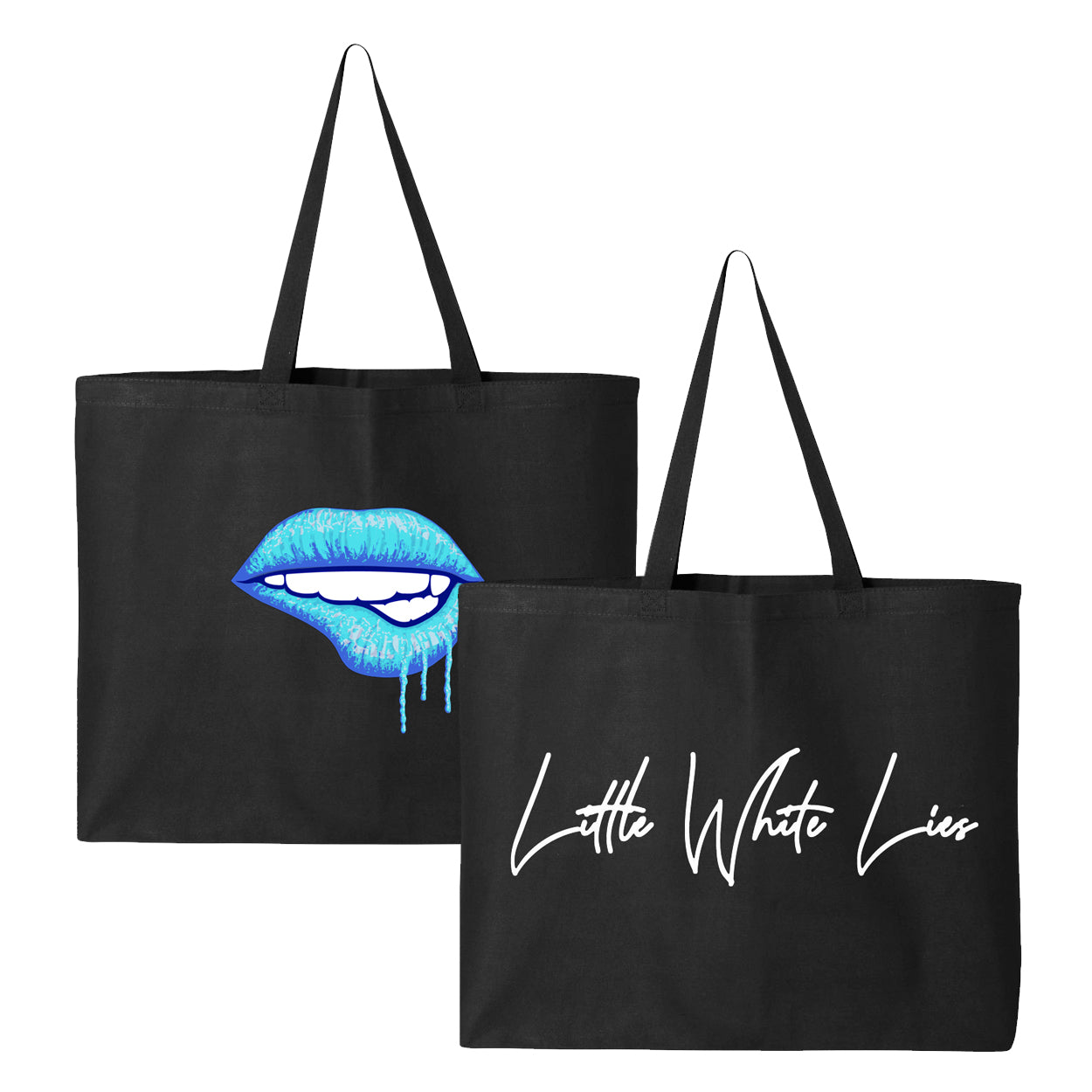 Little White Lies Primary Graphic 25L Jumbo Tote - Black