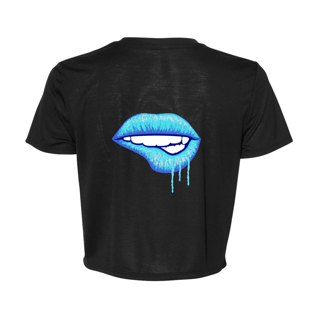Little White Lies Women's Adult Primary Graphic Flowy Crop T-Shirt - Black