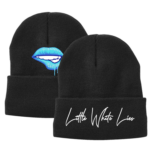Little White Lies Adult Primary Graphic Cuffed Knit Toque - Black