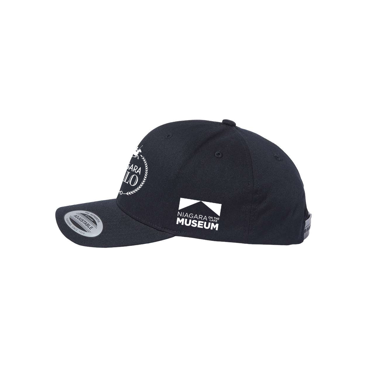 Niagara Polo Adult Snapback Cap - Black