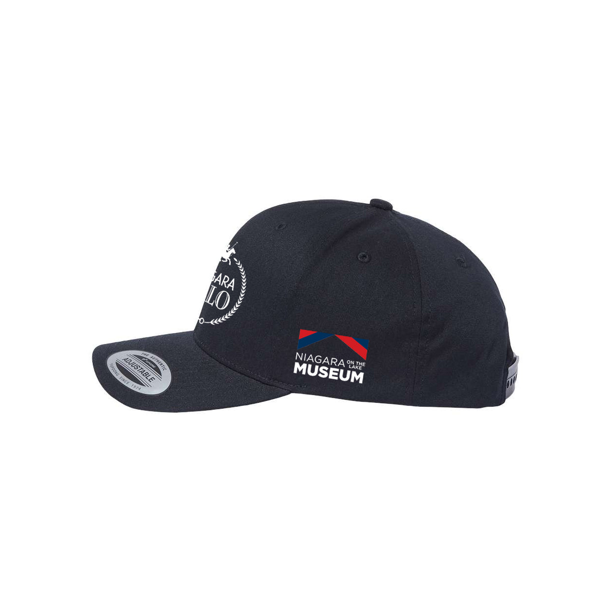 Niagara Polo Adult Snapback Cap - Black