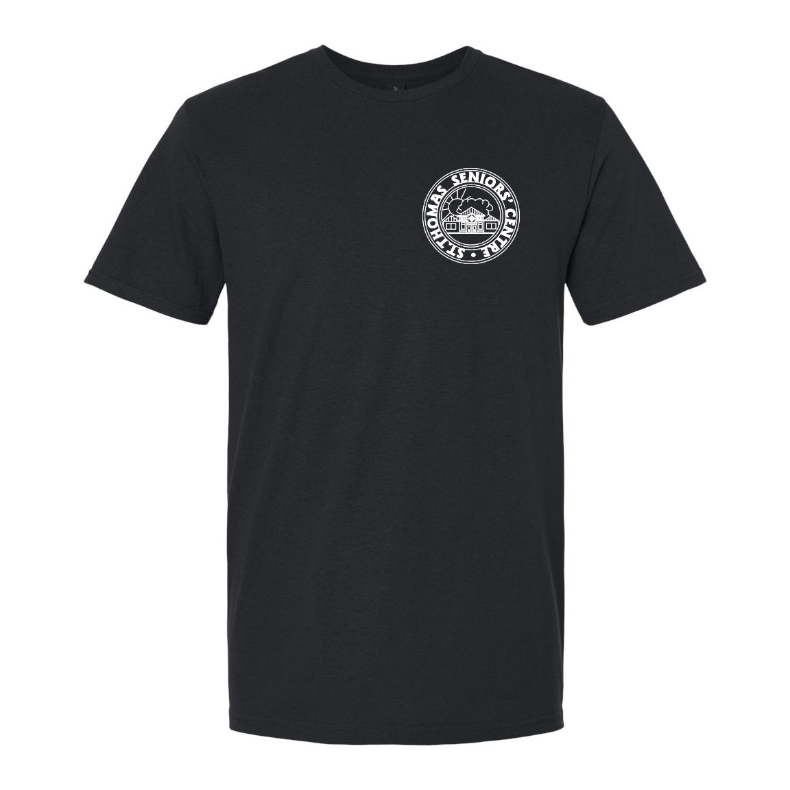 St. Thomas Seniors Centre Adult Short Sleeve T-Shirt - Black