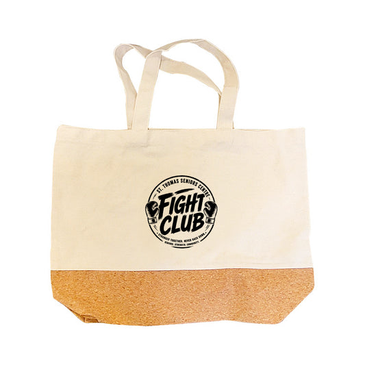 St. Thomas Seniors Centre Fight Club Osiris 12oz Cotton And Cork Tote
