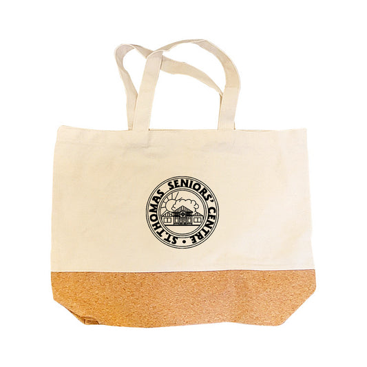 St. Thomas Seniors Centre Osiris 12oz Cotton And Cork Tote