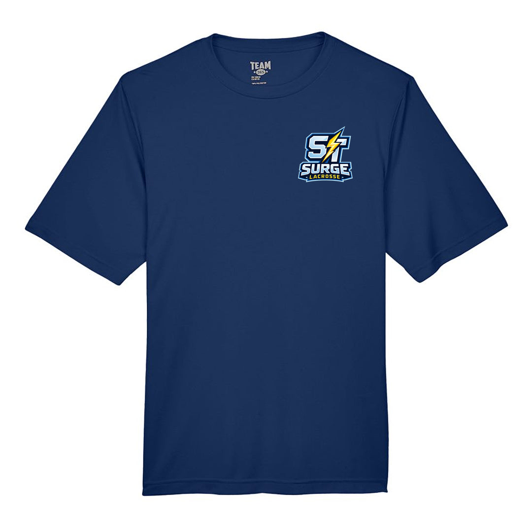 St. Thomas Surge Adult Short Sleeve Performance T-Shirt - Navy