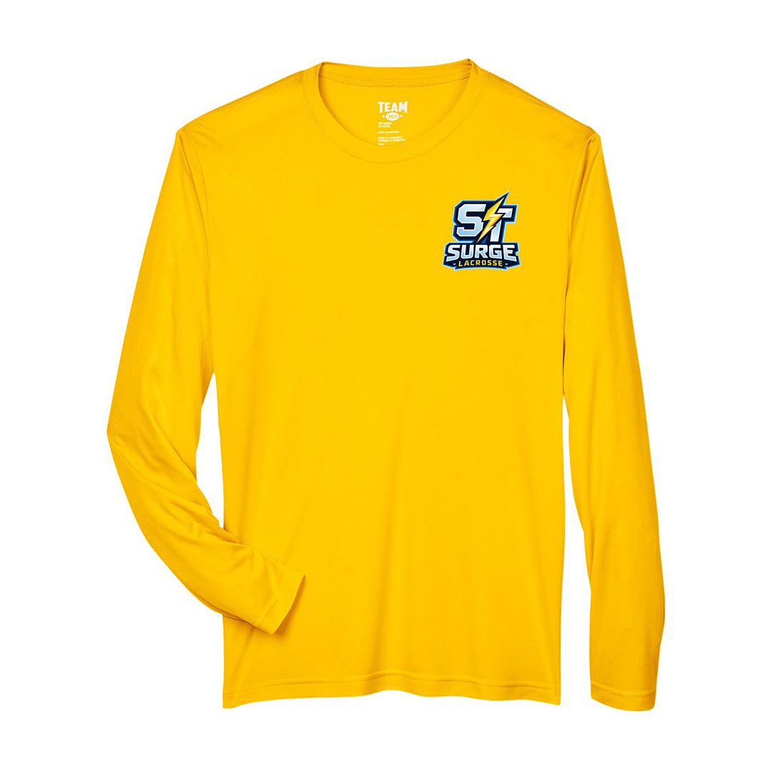 St. Thomas Surge Adult Performance Long-Sleeve T-Shirt - Gold
