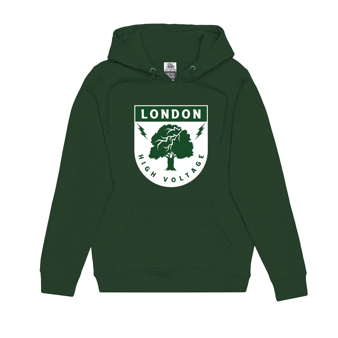 VOLT Hockey London Adult Primary Hooded Sweatshirt - Forest Green
