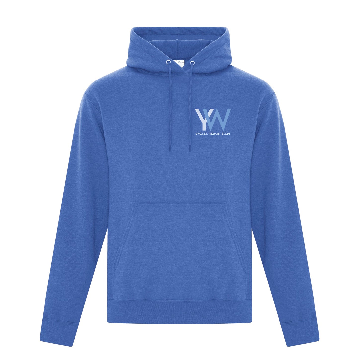 YWCA St. Thomas - Elgin Adult Fleece Hoodie - Heather Royal