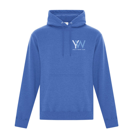 YWCA St. Thomas - Elgin Adult Fleece Hoodie - Heather Royal