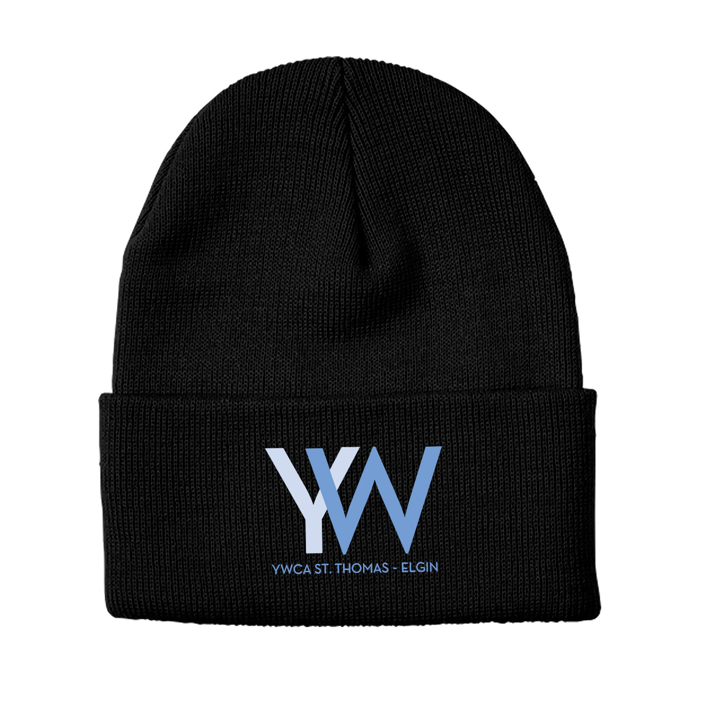YWCA St. Thomas - Elgin Acrylic Cuffed Knit Toque - Black