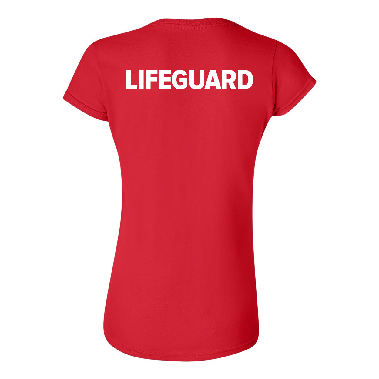 YWCA St. Thomas - Elgin Ladies' Lifeguard Short Sleeve T-Shirt - Red