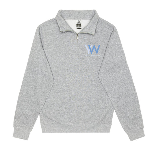 YWCA St. Thomas - Elgin Adult Quarter Zip Sweatshirt - Sport Grey