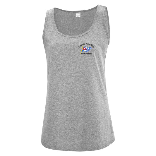 Kanagio Yacht Club Ladies' Cotton Tank Top - Athletic Heather