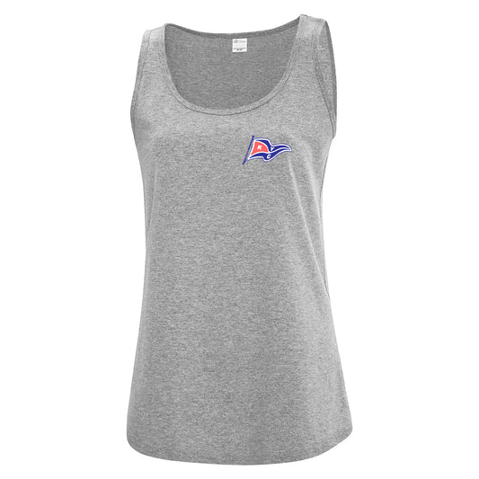 Kanagio Yacht Club Ladies' Cotton Tank Top - Athletic Heather