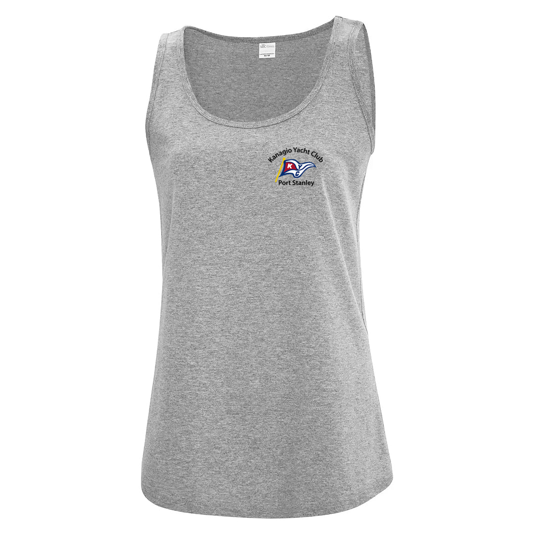 Kanagio Yacht Club Ladies' Cotton Tank Top - Athletic Heather