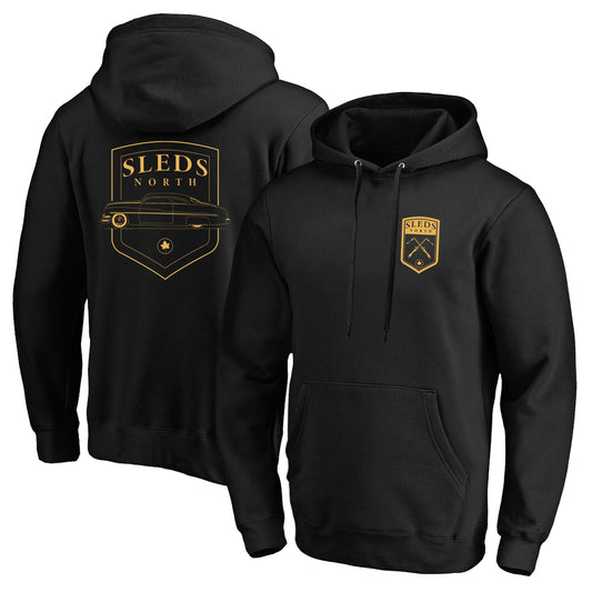 Sleds North 2022 Adult Hooded Sweatshirt - Black