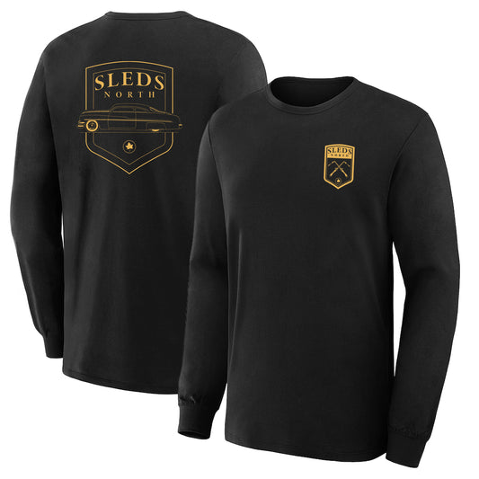 Sleds North 2022 Adult Long Sleeve T-Shirt - Black