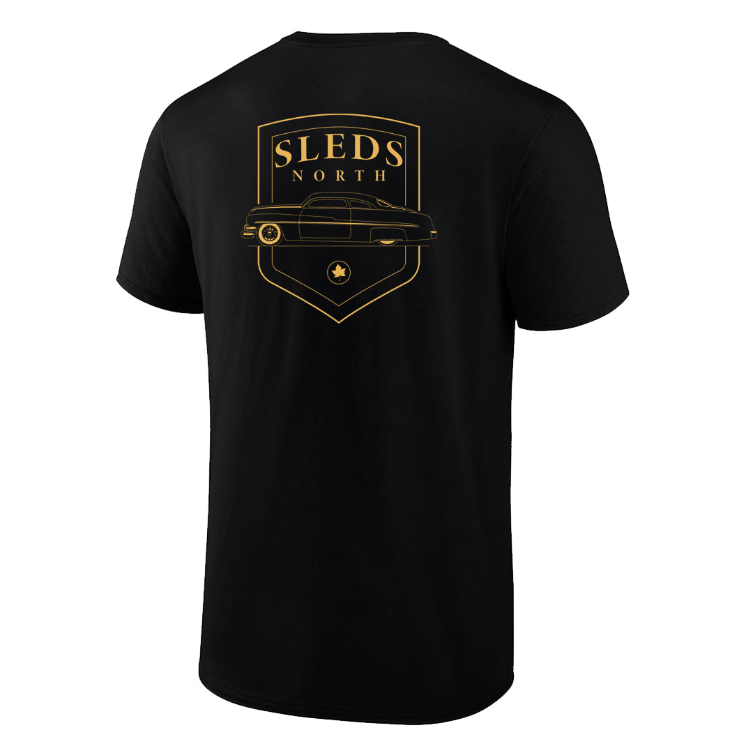 Sleds North 2022 Adult Short Sleeve T-Shirt - Black