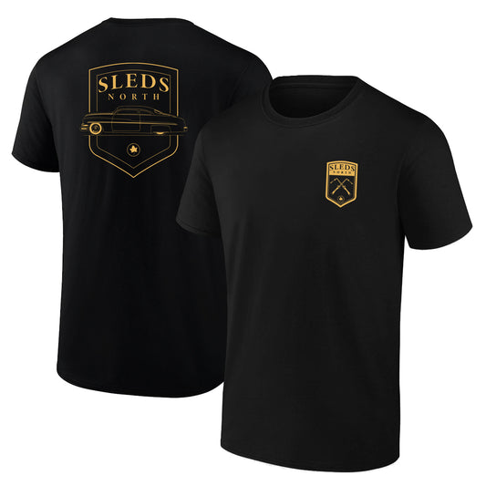 Sleds North 2022 Adult Short Sleeve T-Shirt - Black