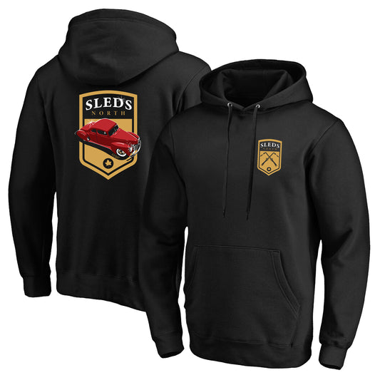 Sleds North 2023 Adult Hooded Sweatshirt - Black