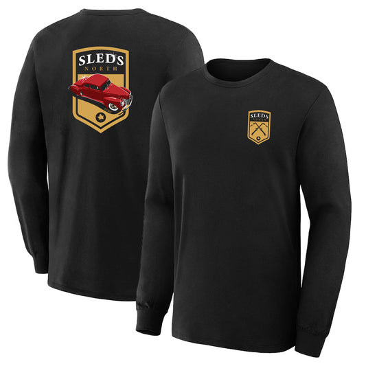 Sleds North 2023 Adult Long Sleeve T-Shirt - Black