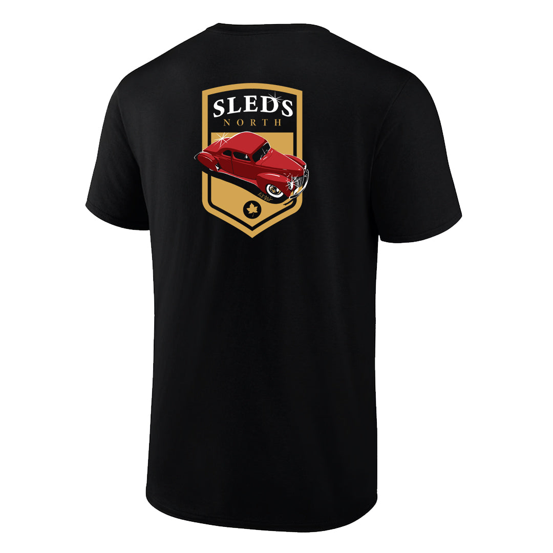 Sleds North 2023 Adult Short Sleeve T-Shirt - Black