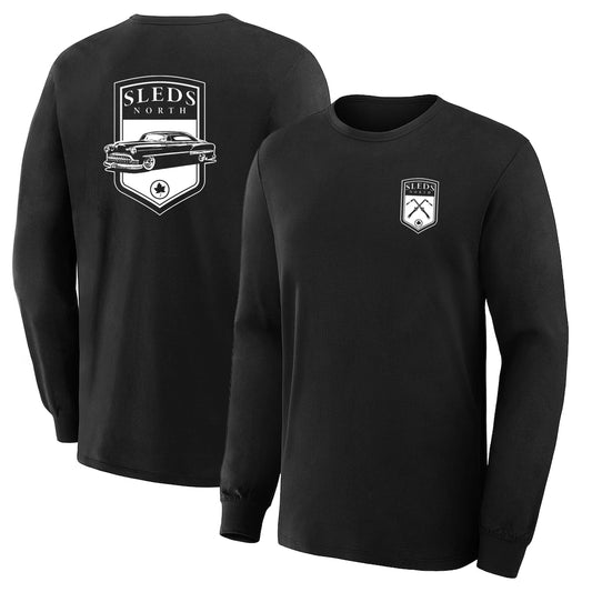 Sleds North 2024 Adult Long Sleeve T-Shirt - Black